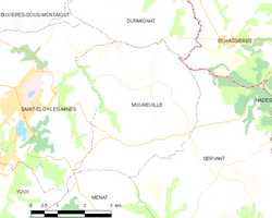 Map commune FR insee code 63243